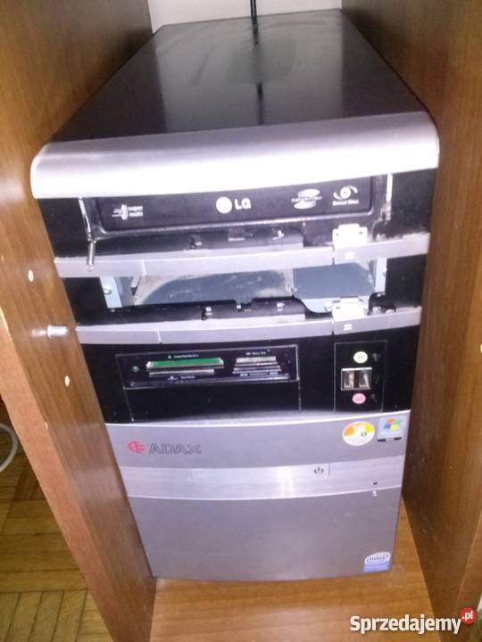 Sprzedam komputer Adax i monitor Asus CD Starogard Gdański