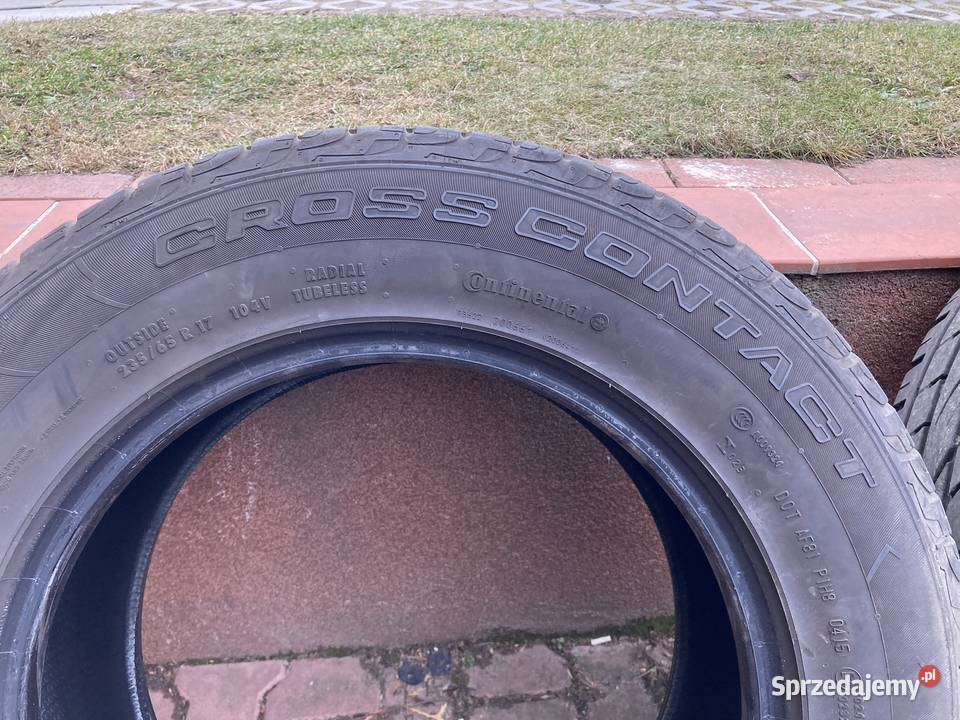 Opony Continental Cross Contact UHP 23565 R17 Skawina