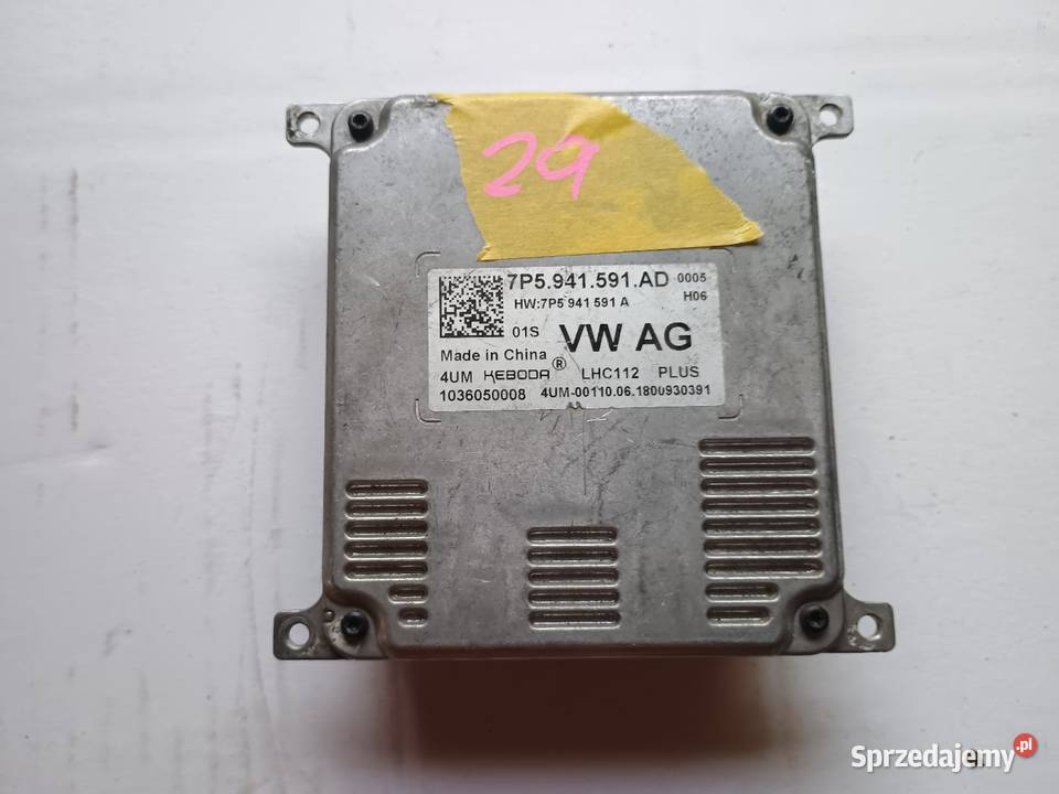 Przetwornica moduł Led Vw Seat Skoda 7P5941591Aj Skrzydlewo
