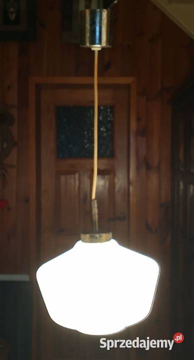 Lampa sufitowa z PRLu Polam Radom typ 761 Antyki