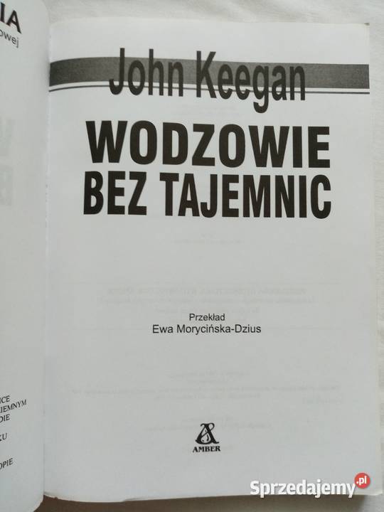 Wodzowie bez tajemnic John Keegan