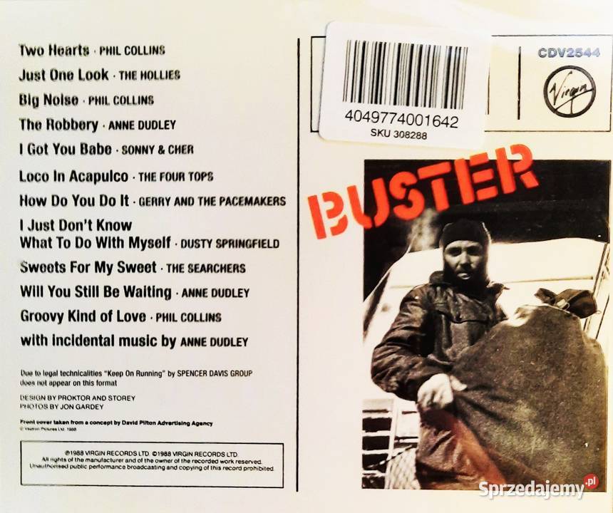 CD Nowa Album CD PHIL COLLINS Album Buster CD Płyty i kasety Lubin