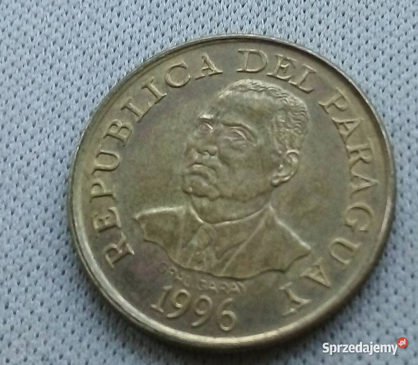 PARAGWAJ10 GUARANIES 1996 r Numizmatyka Legionowo