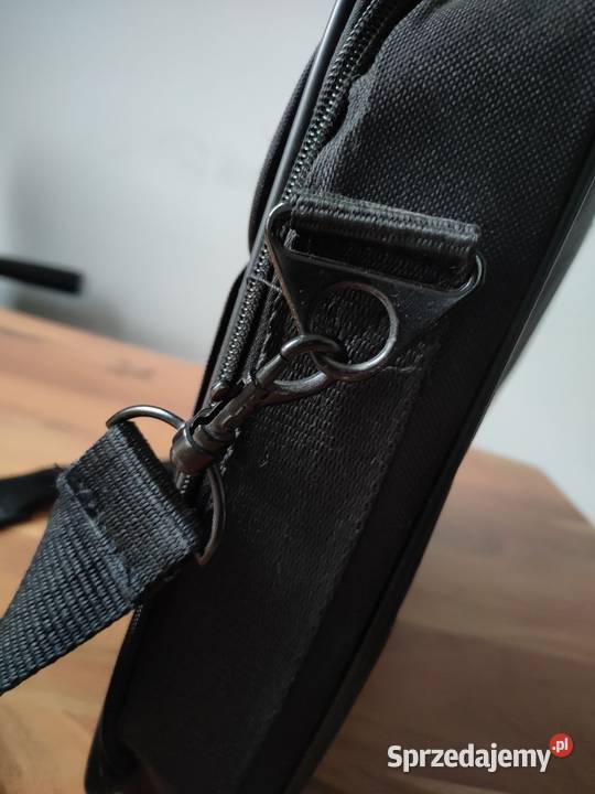 Torba na laptopa czarna Lex Dlex z paskiem