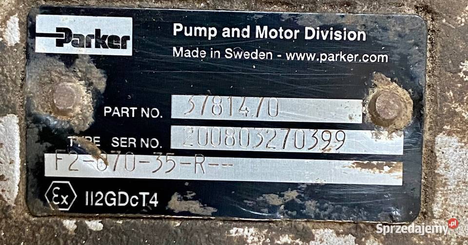 Pompa hydrauliczna parker F2-070-35-R
