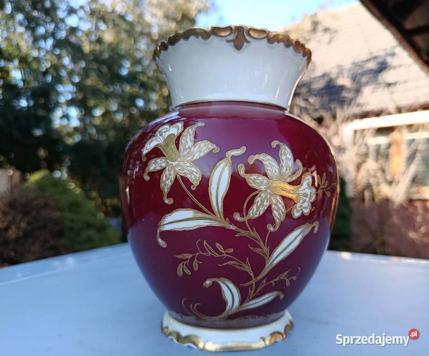 Wazon porcelanowy Reichenbach Porcelana i szkło lubuskie Klenica