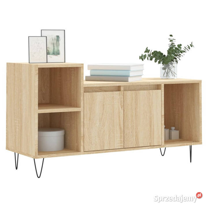 Szafka pod telewizor dąb sonoma 100x35x55