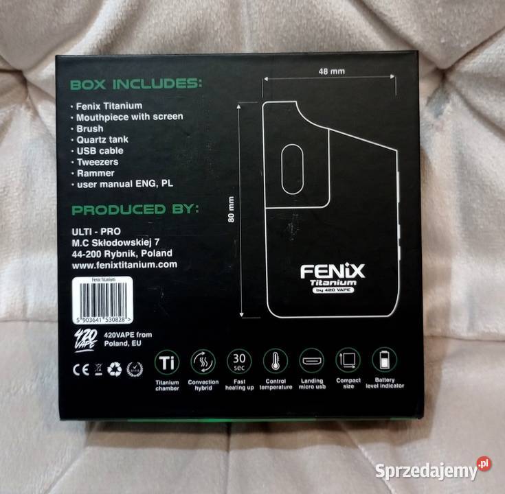 Titanium Fenix lubuskie Gorzów Wielkopolski sprzedam