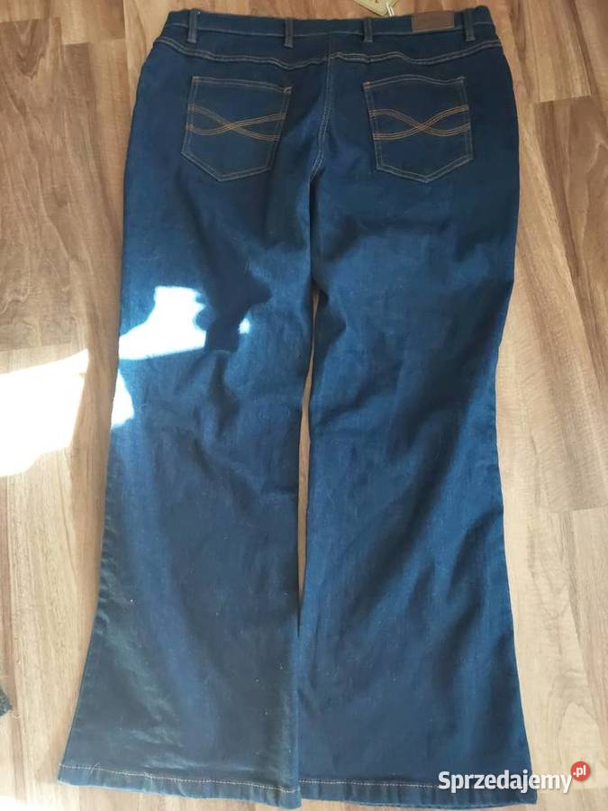Granatowe spodnie JEANSOWE JOHN BANER 48 Nowe Wrocław