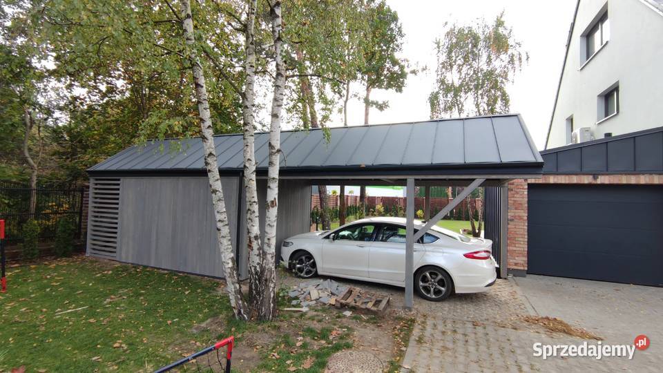 Nowoczesna Wiata Zadaszenie Na samochód z pom Otwock