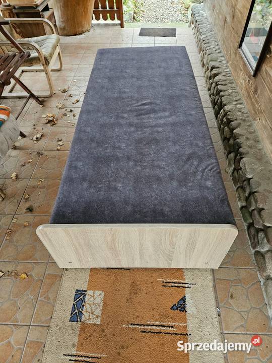 Tapczanik 1osobowy 200x85 szary stan Biała Podlaska