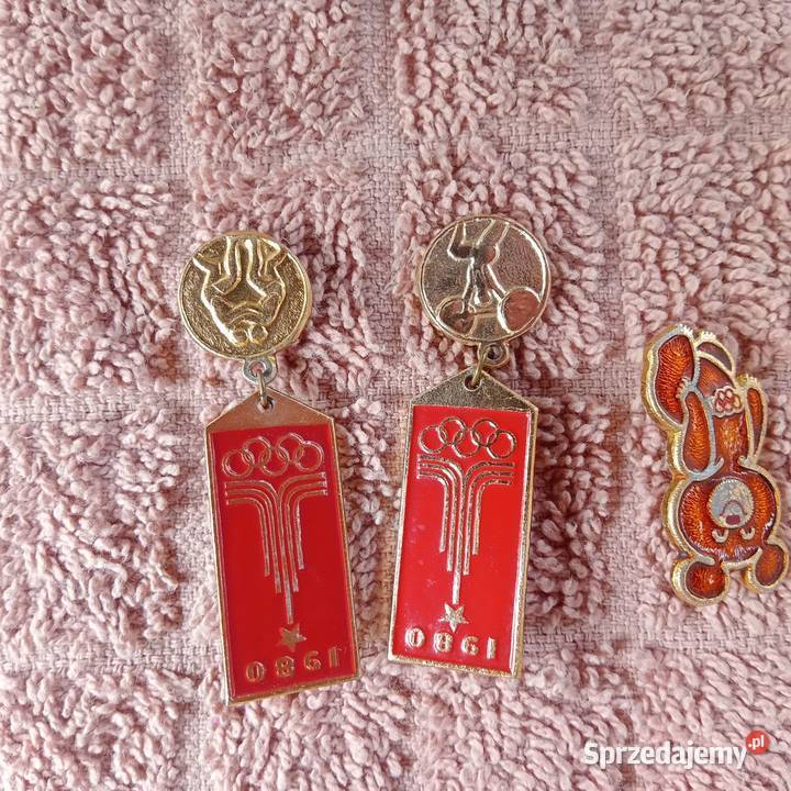 Przypinki CCCP Olimpiada Moskwa 80 sprzedam