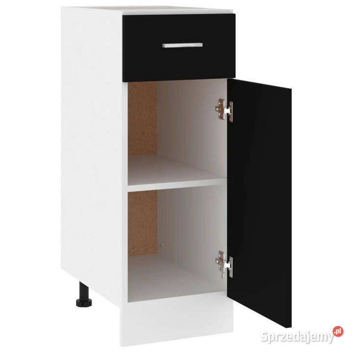 Szafka z szufladą czarna 30x46x815 materiał sprzedam