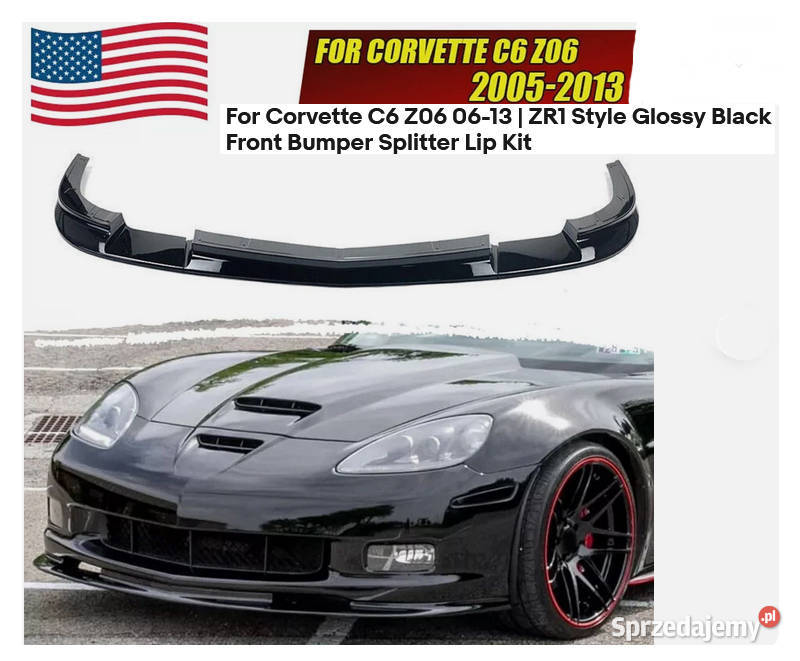 Spliter Chin Spojler Corvette C6 Piotrków Trybunalski sprzedam