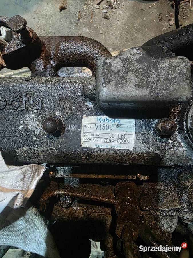 Silnik Kubota V1505D śląskie Drogomyśl