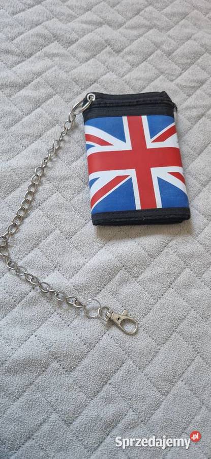 portfel z łańcuszkiem flaga UK Wielka Brytania Kraków