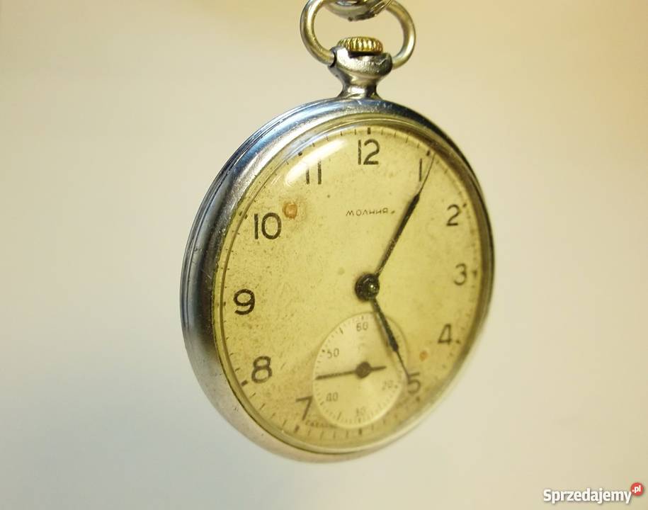 Zegarek kieszonkowy Molnija 3602 H35 1954 r Opole sprzedam