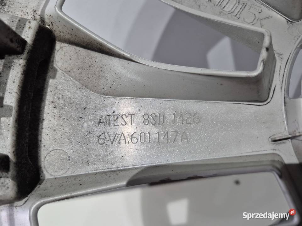 Skoda Kołpak felgi 15 6VA601147A oryginalny w Gdańsk