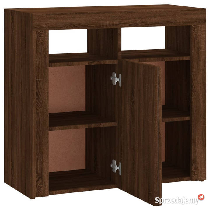 Szafka z oświetleniem LED brązowy dąb 80x35x75 Warszawa
