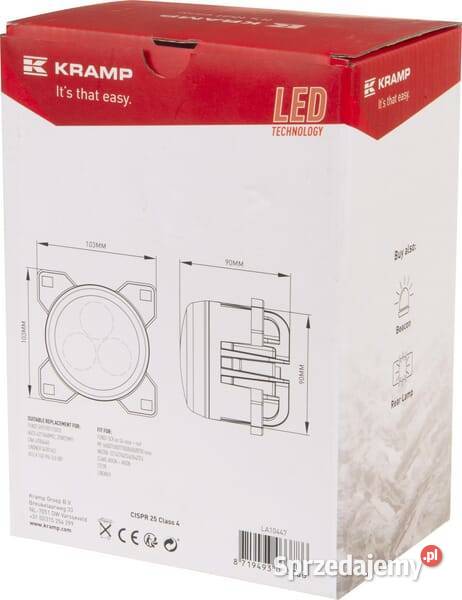 Lampa robocza LED do Claas Case IH Fendt Lindner Kamionna sprzedam
