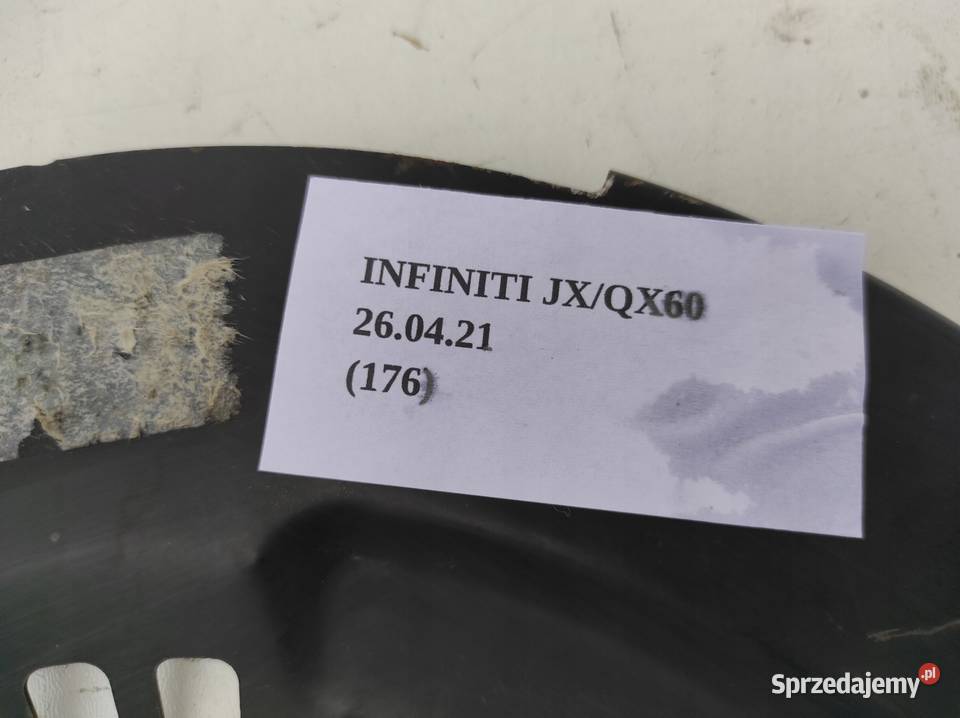 TARCZA KOTWICZNA LEWY TYŁ INFINITI QX60 JX Części