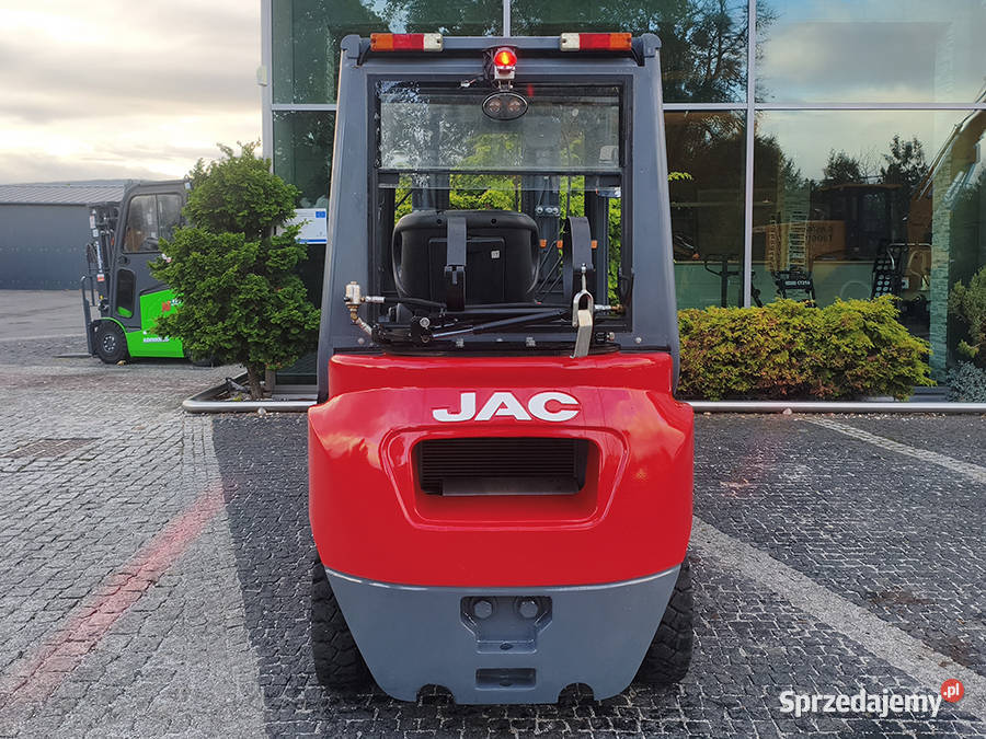 Wózek widłowy JAC CPQYD25 triplex 45 m 25 t lpg Kęty