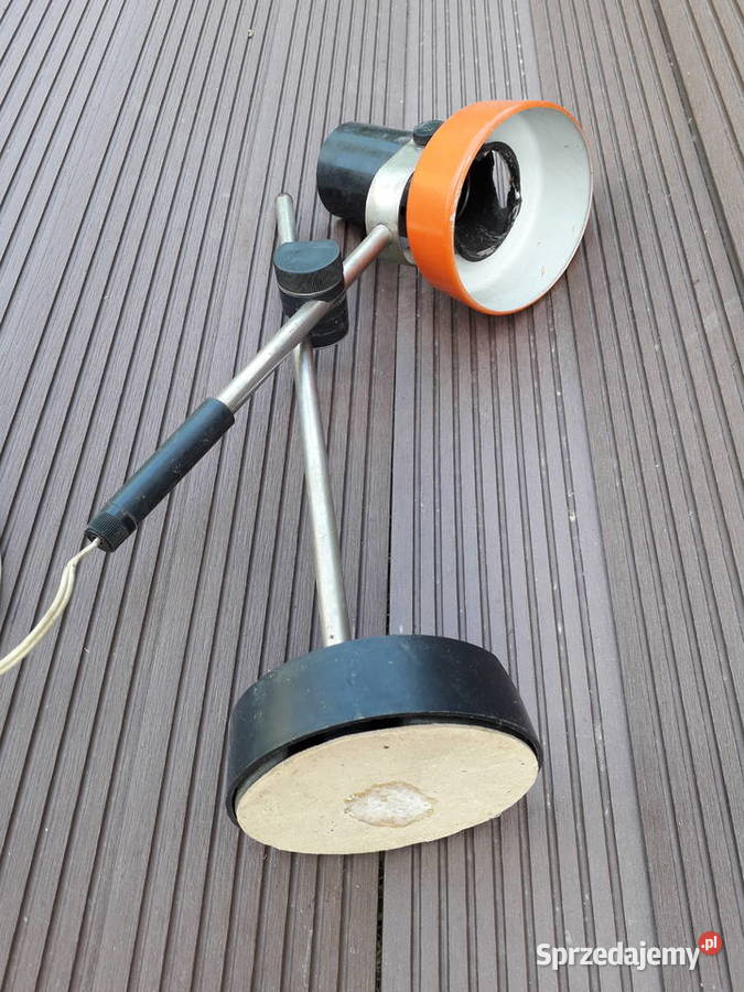 Lampa biurkowa orange vintage Warszawa