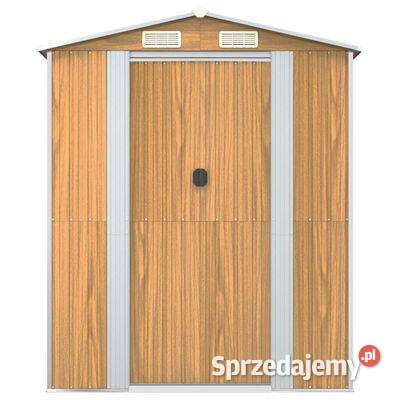 vidaXL Szopa ogrodowa jasny brąz 192x108x223