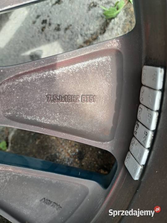 Felgi RONAL 18 z oponami 75JX18H2 ET51 AudiVW Grudziądz