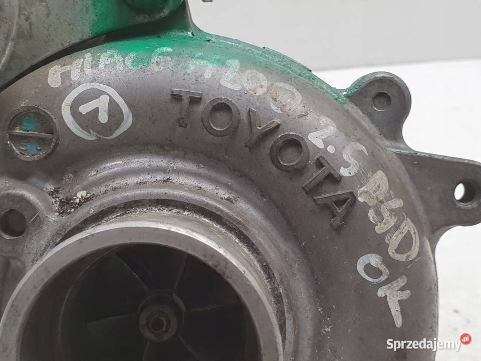 Toyota Hiace H200 25 D4D TURBOSPRĘŻARKA turbo