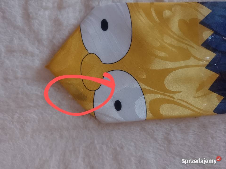 Hugo Boss Ekskluzywny krawat z motywem Simpsons Kraków sprzedam