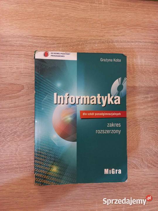 Książka informatyka zakres rozszerzony miękka Chynowo