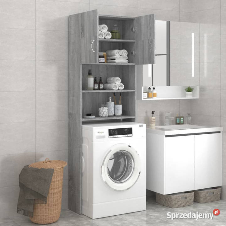 Szafka na pralkę szary dąb sonoma 64x255x190 Warszawa