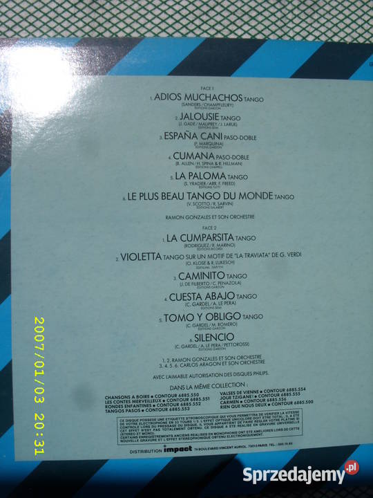 Dance LP TANGOS ET PASOS Wołów