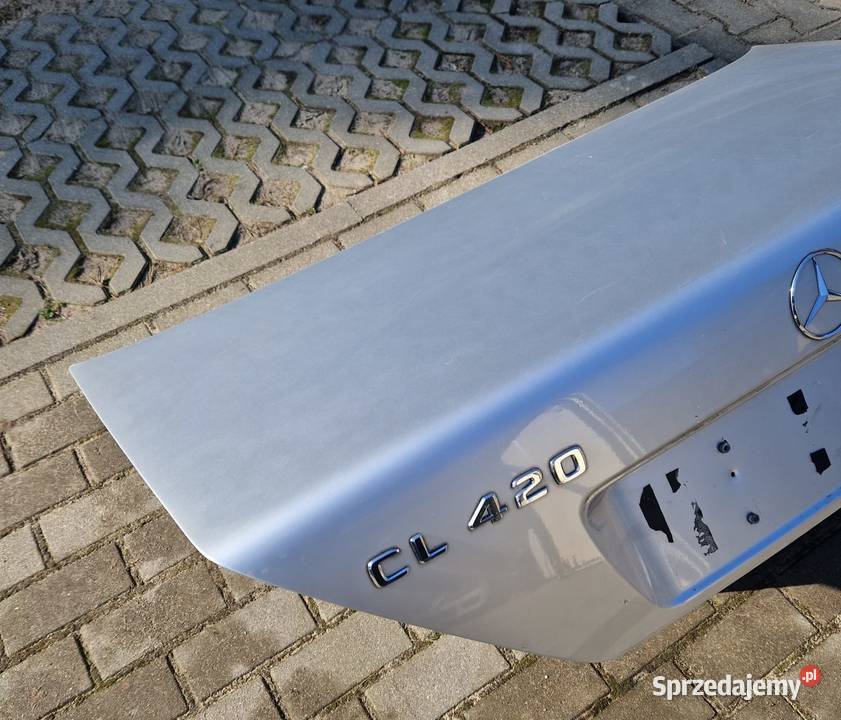 MERCEDES CL W140 COUPE KLAPA TYŁ SREBRNA Bydgoszcz