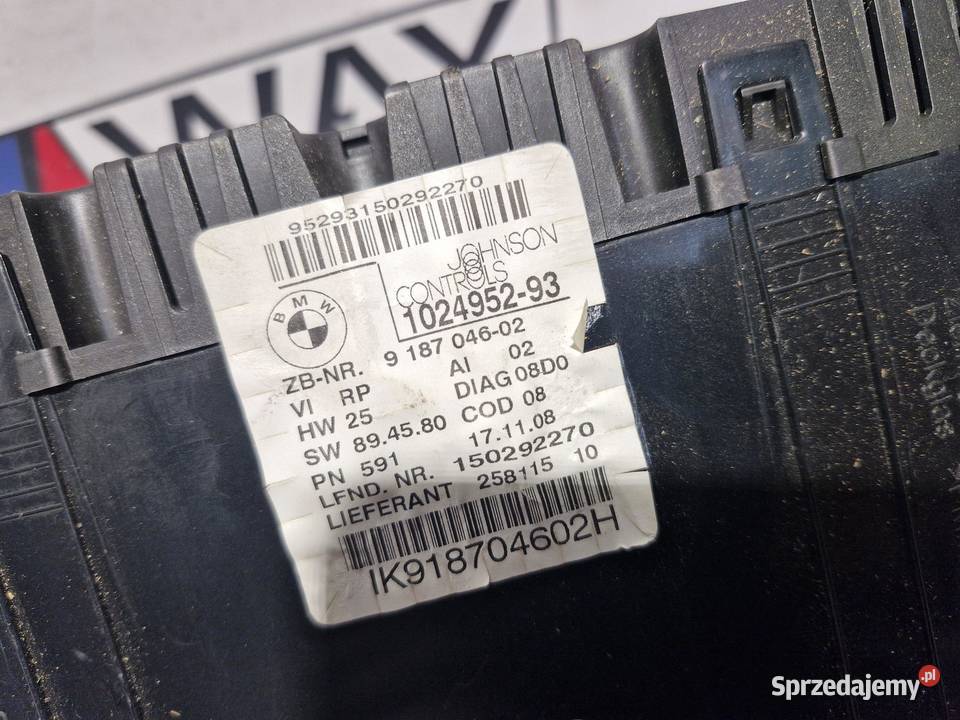 BMW E81 E82 E87 E88 LICZNIK ZEGARY EUROPA