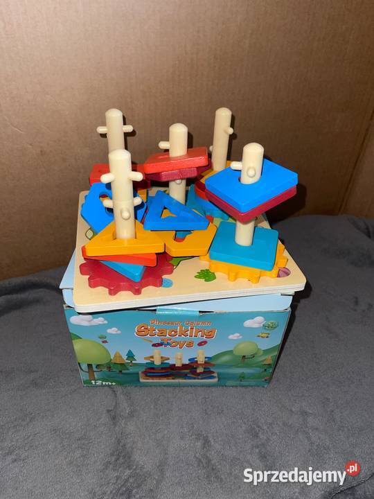 Klocki drewniane Stacking Toys sprzedam