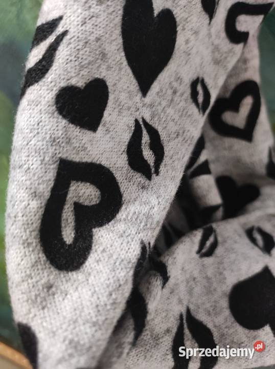 szal komin dzianina apaszka szalik usta Dla kobiet