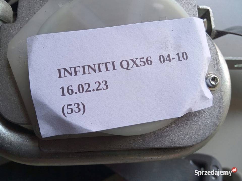 PAS BEZPIECZEŃSTWA PRZÓD LEWY PRAWY INFINITI wielkopolskie Nowy Tomyśl