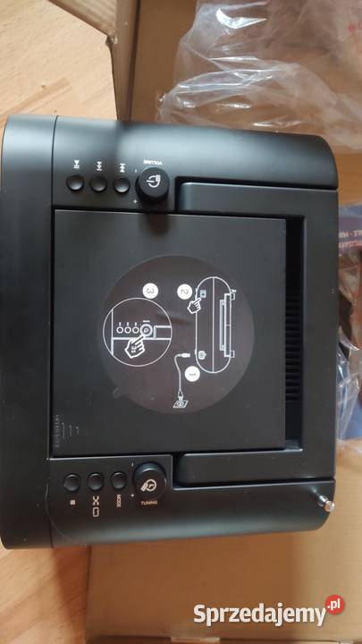 boombox b4 klim czarny radio cd Książ Wielkopolski sprzedam
