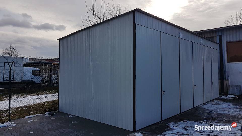 Blaszana montowana hala 9x4m biała Kraków