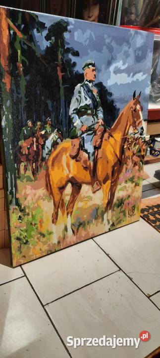 Obraz akryl sygnowany 19 bez ramy Warszawa