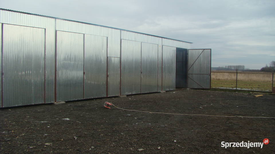 Garaż Blaszany BrązowyGaraże Blaszane Wiata