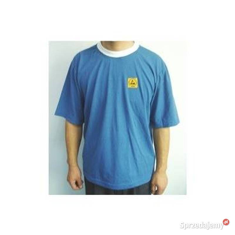 Tshirt ESD antystatyczny niebieski mazowieckie