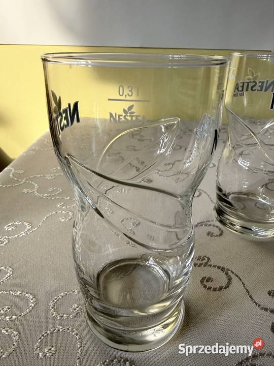 Szklanki Nestea Ice Tea 300 ml Oryginalne Logo Czerwionka-Leszczyny