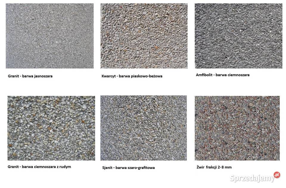 Ławka betonowa beton płukany parkowa miejska