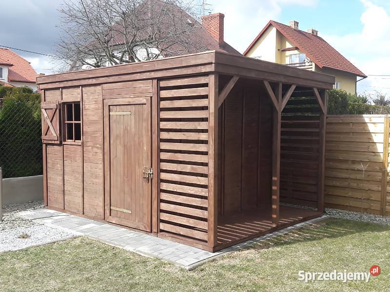 DOMEK DOMECZEK ZEBRA OGRODOWY 4x3 DACH 1SPADOWY śląskie Parzymiechy
