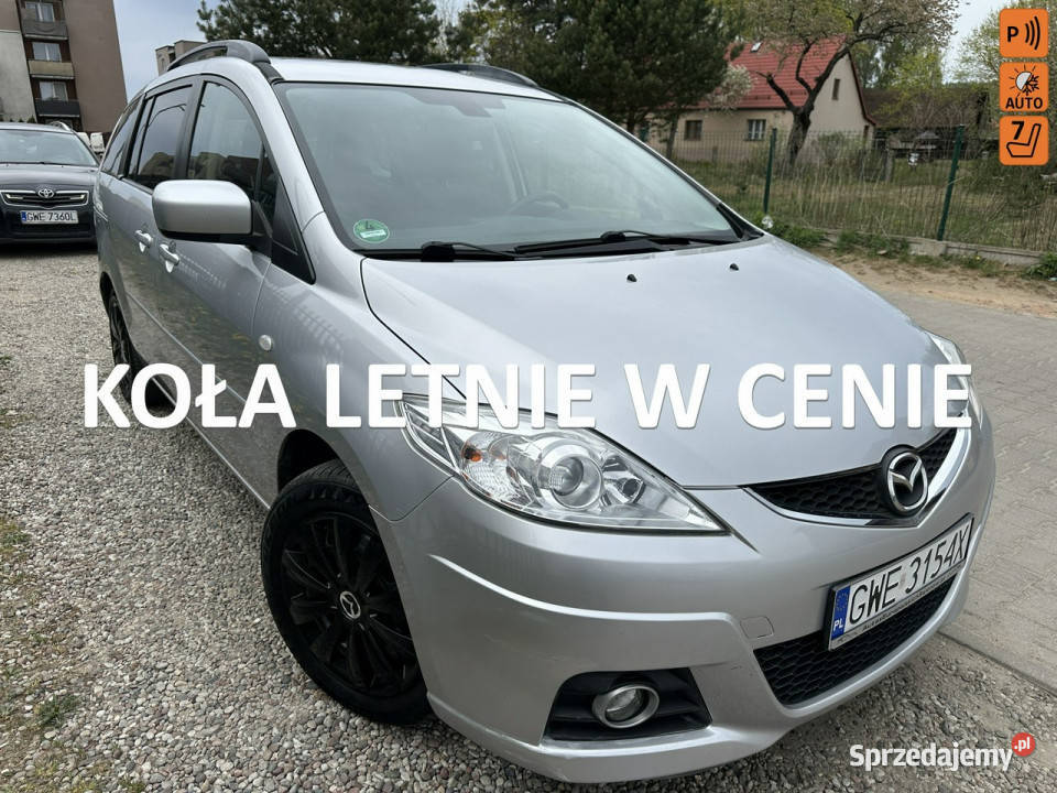 Mazda 5 18 benzyna klimatronik 7 miejsc drugie Zarejestrowany w Polsce Wejherowo