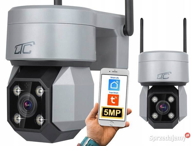 KAMERA WIFI OBROTOWA PTZ IP 5MPIX TUYAIOSANDROID Sosnowiec sprzedam