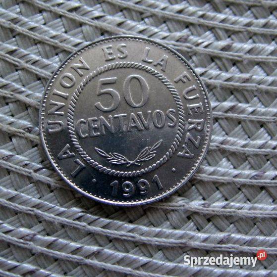 Boliwia 50 Centawos 1991r Numizmatyka Kalisz
